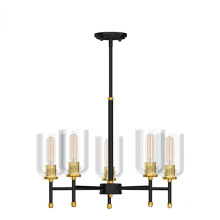 Industrial Style Glass Chandelier Light Indoor Lamp